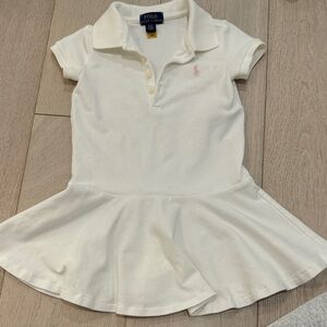 Polo by Ralph Lauren Kids Cream Polo Dress